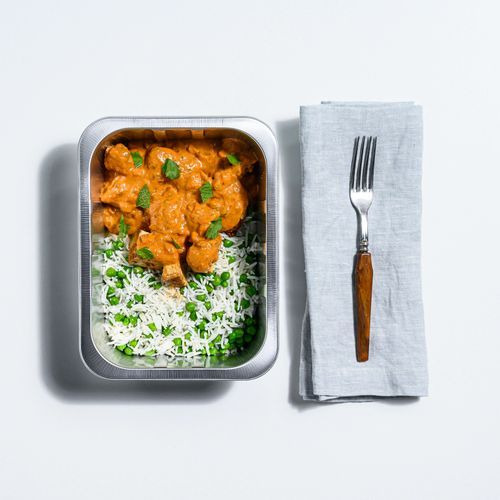 A photo of a delicious hot lunch from Snackhub
