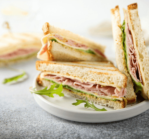 A photo of a delicious sandwich
